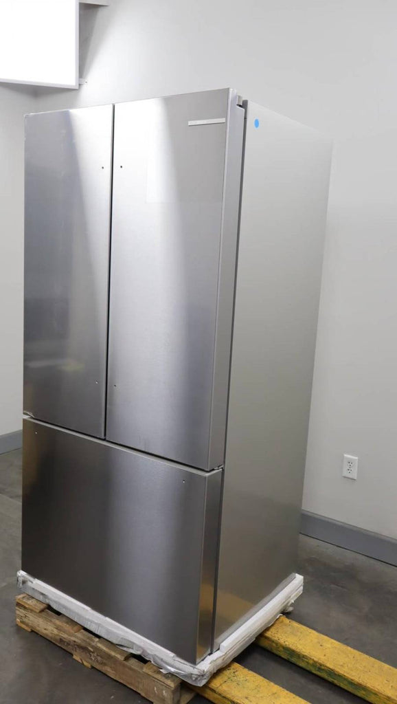 Bosch 800 Series 36" LED 21 cu.ft. Smart French Door SS Refrigerator B36CT80SNS