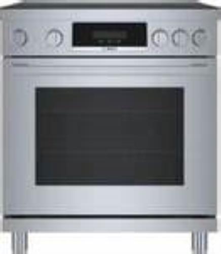 Bosch 800 Series HIS8055U 30" Freestanding Induction Electric Stainless S. Range