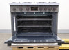 Bosch 36" Black Stain 3.4 Cu.Ft 800 Series 6 Sealed Burners Gas Range HGS8645UC