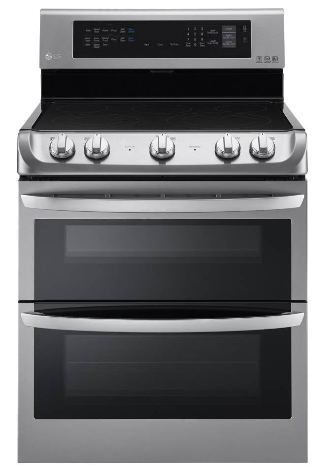 LG LDE4413ST 30" 7.3 cu.ft Stainless 5 Radiant Heating Elements Electric Range
