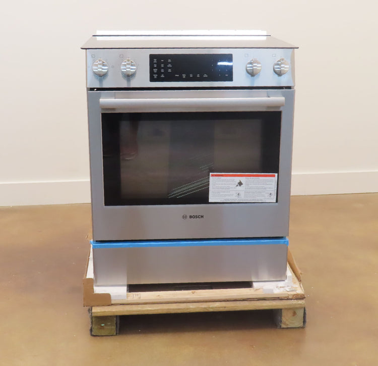 Bosch 800 Series HEI8056U 30" Warming Zone Slide-In Electric Range