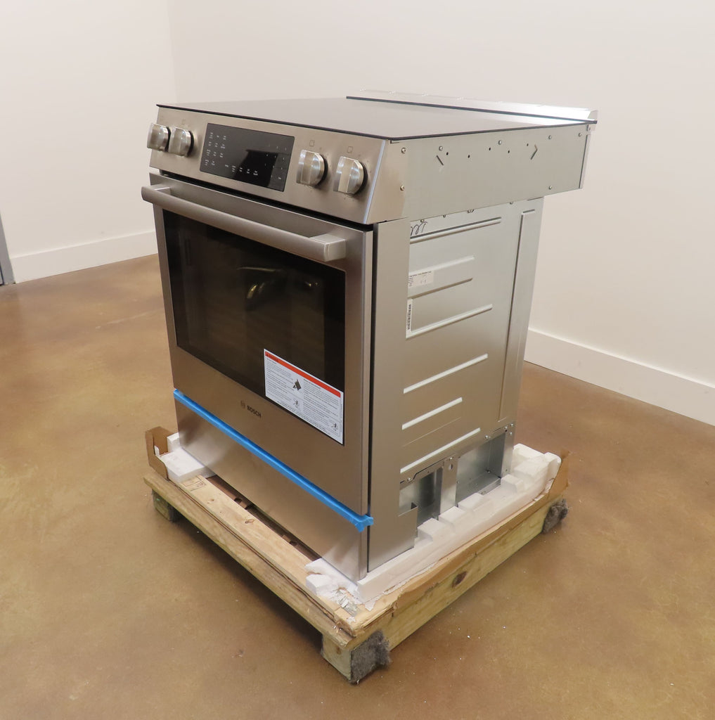 Bosch 800 Series HEI8056U 30" Warming Zone Slide-In Electric Range