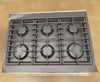 Bosch 800 Series RGM8658UC 36" Stainless 6 Sealed Burners Gas Slide-In Rangetop