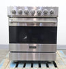 Viking 3 Series 30" 5 Burner 4.7cu.ft Freestanding Dual Fuel Range RVDR33015BSS