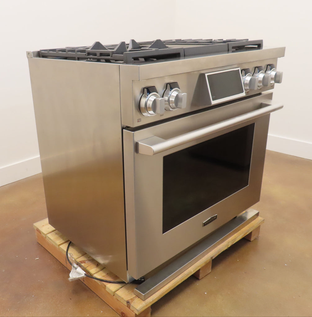 Signature Kitchen Suite SKSGR360GS 36" 4 Sealed Burners / Griddle Gas Pro Range