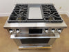 Signature Kitchen Suite SKSGR360GS 36" 4 Sealed Burners / Griddle Gas Pro Range