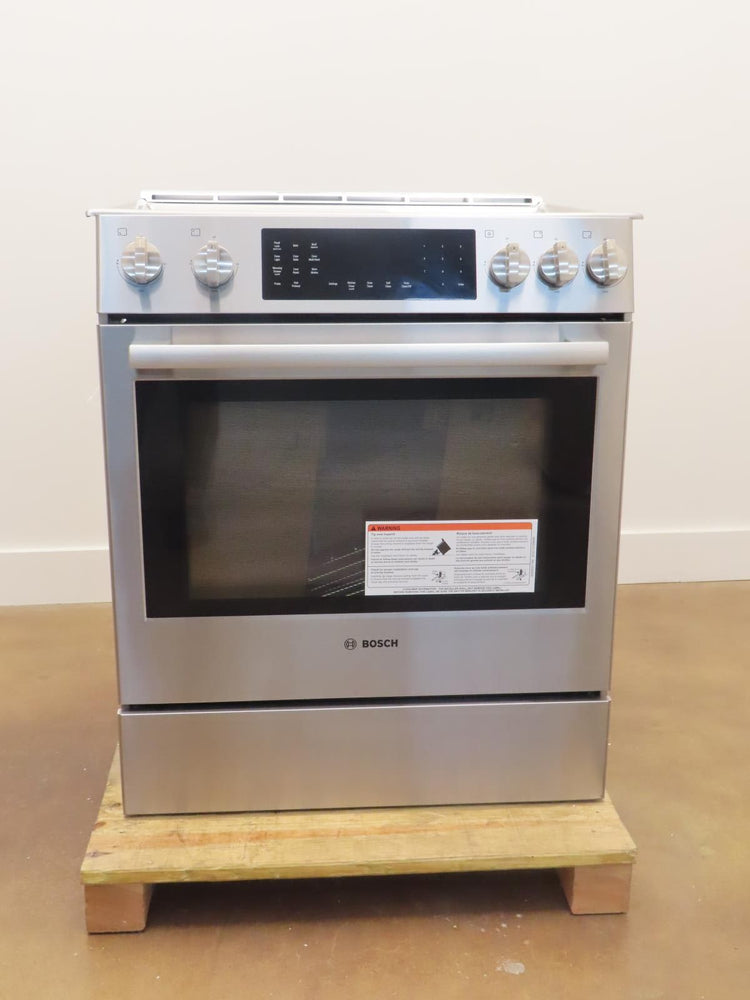 Bosch Benchmark Series HDIP056U 30" Slide-In Dual Fuel Range Full Warranty