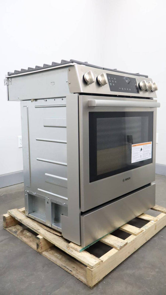 Bosch 800 Series 30" 5 Sealed Burners 9 Mode Slide-In SS Gas Range HGI8056UC