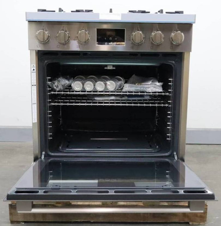 Bosch 30" 800 Series 5 Burner 3.6 Cu.ft SS Freestanding Gas Range HGS8055UC