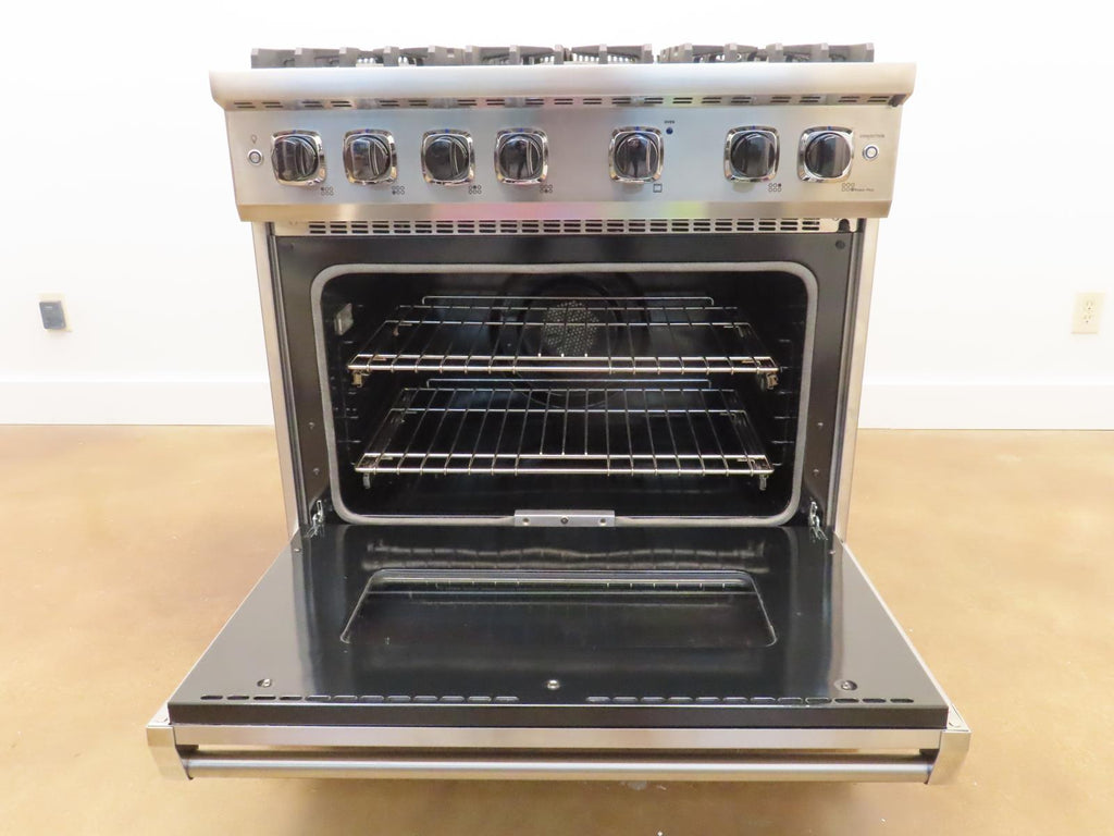 Viking 5 Series VGR5366BSS 36" Pro-Style Gas Range Stainless Steel 2023 Model