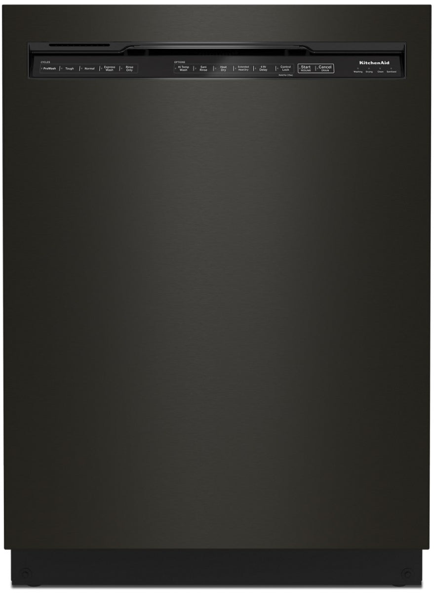 KitchenAid® 24" PrintShield Black Stainless Steel Built In Dishwasher