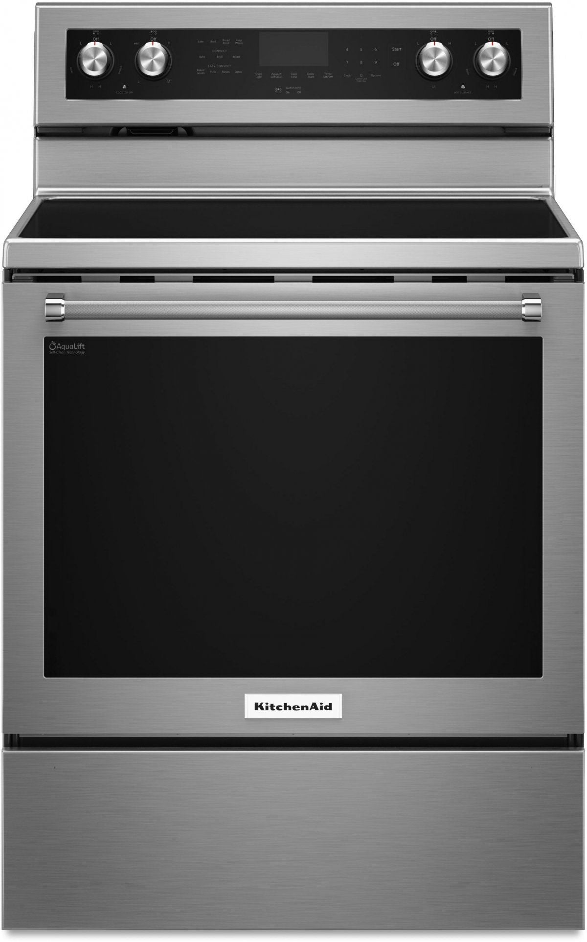 KitchenAid® 30" Stainless Steel Free Standing Electric Convection Range