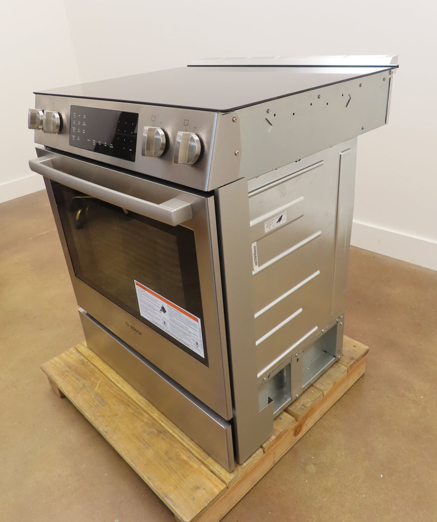 Bosch 800 Series HEI8056U 30" Warming Zone Slide-In Electric Range Full Warranty