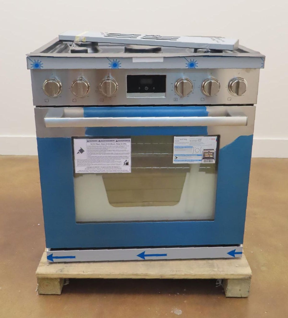 Bosch 800 Series HGS8055UC 30" Freestanding Gas Range with 5 Sealed Burners IMGS