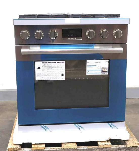 Bosch 30" 5 Burner 3.6 Cu.ft SS Freestanding 800 Series Gas Range HGS8055UC