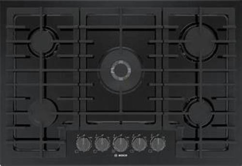 Bosch 800 Series NGM8049UC 30" Built-In Black Gas Cooktop With 1 Year Warranty