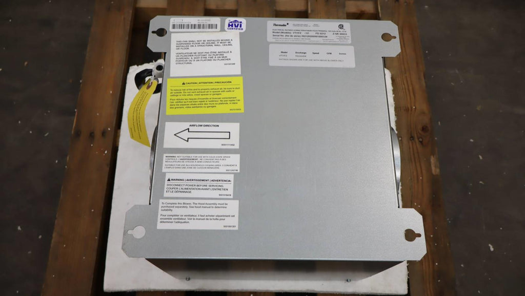 Thermador 600 CFM Inline Blower VTI1FZ