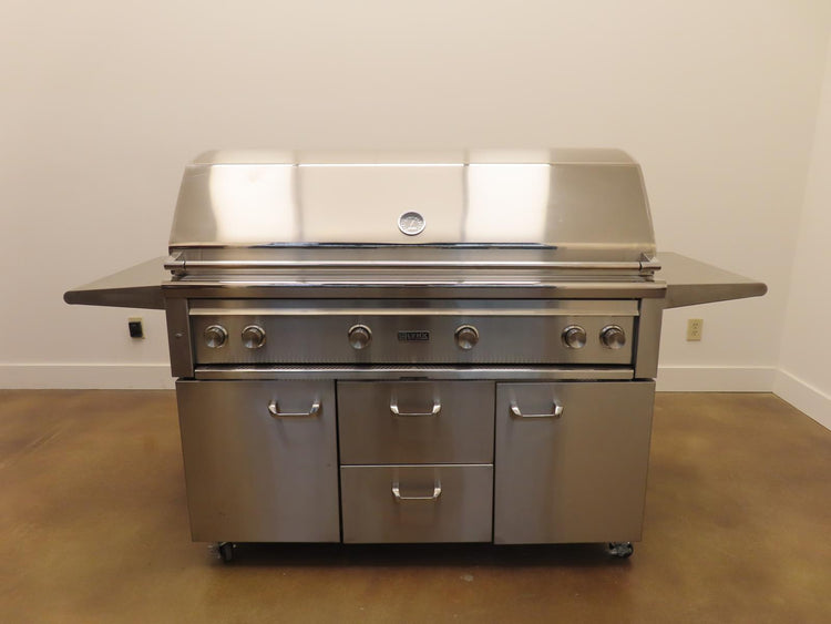 Lynx Professional Grill Series L54TRFNG 54" Freestanding Grill Stainless Steel