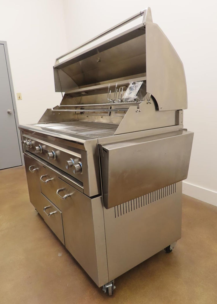 Lynx Professional Grill Series L54TRFNG 54" Freestanding Grill Stainless Steel