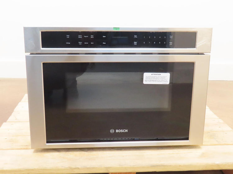 Bosch 800 Series HMD8451UC 24" Built-in Stainless Microwave Drawer Pictures