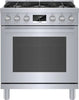 Bosch 30" 5 Burner 3.6 Cu.ft 800 Series SS Freestanding Gas Range HGS8055UC