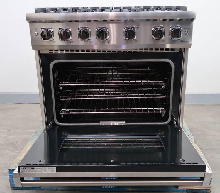 Viking 5 Series '17 36" 6 VSH™ Burner System Pro-Style SS Gas Range VGR5366BSS