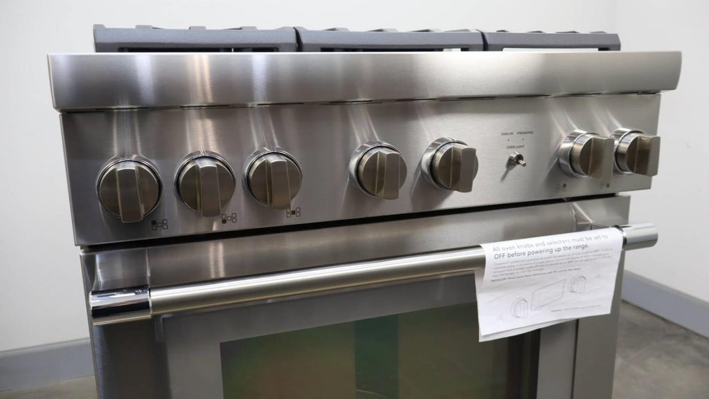 Thermador 30" Pro Harmony SS 5 Sealed Star Burners Pro-Style Gas Range PRG305WH