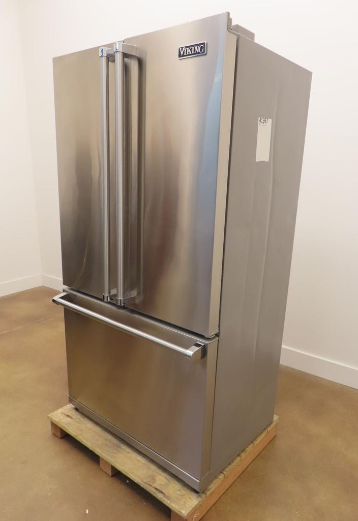 Viking 3 Series RVRF336SS 36 Inch Counter Depth French Door Refrigerator S.S