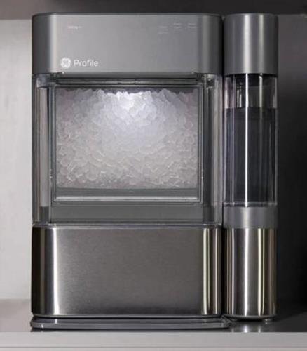 GE Profile Stainless Steel 2.0 Portable Side Tank Nugget Ice Maker XPI ...