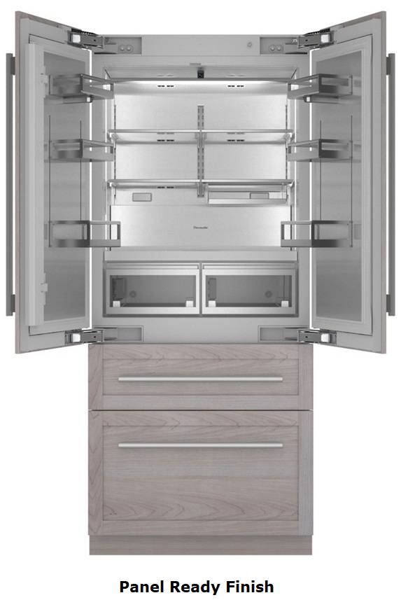 Thermador Freedom Collection 36" Panel Ready French Door Refrigerator T36IT100NP
