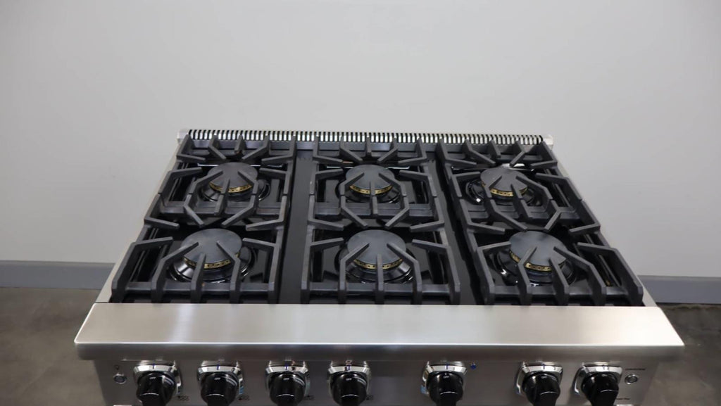 Viking 5 Series 36" ProFlow Stainless Steel 2021 Pro-Style Gas Range VGR5366BSS