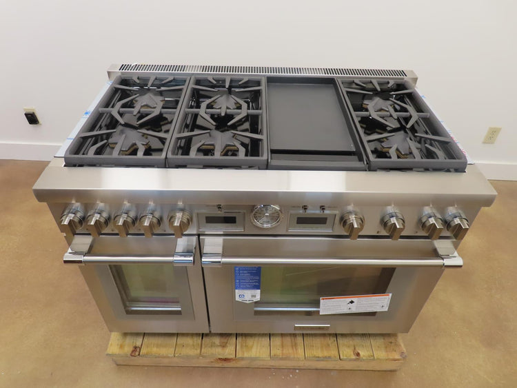 Thermador Pro Grand PRG486WDG 48" 6 Sealed Star Burners Pro-Style Gas Range
