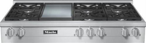 NIB Miele KMR13561GDG 48 Inch Gas Rangetop With 6 Sealed Burners Full Warranty
