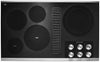 KitchenAid KCED606GSS 36" Ceramic-Glass 5 Element Electric Downdraft Cooktop Pic
