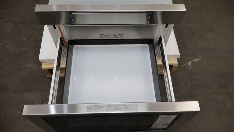 Bosch 24" 1.2 Cu.Ft. Cap 950 Watt Smart 800 Series Microwave Drawer HMD8454UC