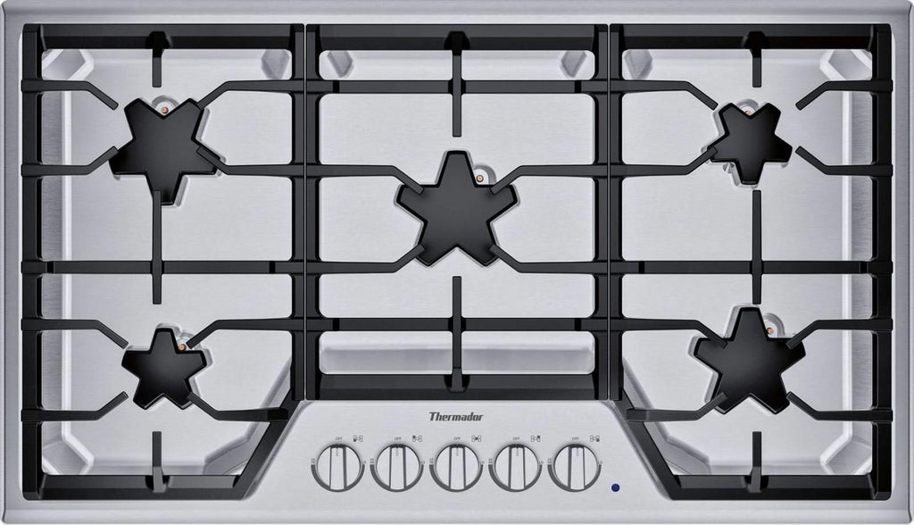 Thermador Masterpiece Series SGS365TS 36" 5 Sealed Burner Gas Cooktop