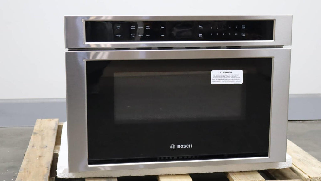 NIB Bosch 800 Serie 24"  Touch Control 950W Built-in Microwave Drawer HMD8451UC