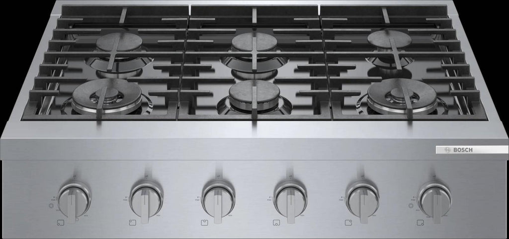 Bosch 800 Series 36" Gas Rangetop Stainless Steel 6 Sealed Burners RGM8658UC