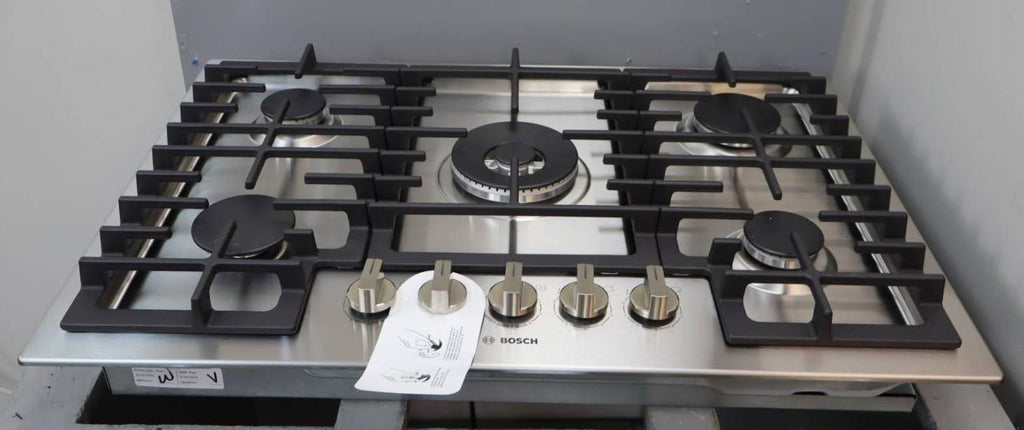 Bosch 30" 800 Series Sealed Burners Stainless Built-In Gas Cooktop NGM8059UC