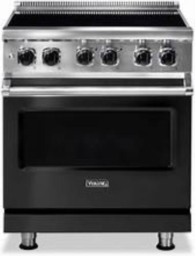 Viking 5 Series VIR53024BCS 30 Inch Freestanding Induction Cast Black Range