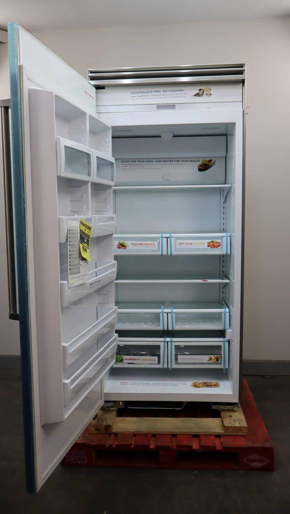 Viking Professional 5 Series 36" Stainless BuiltIn Full Refrigerator VCRB5363LSS - Alabama Appliance