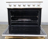 La Cornue 36" Freestanding White Induction Range 3.81 Ft. Oven Cap. C9WNI