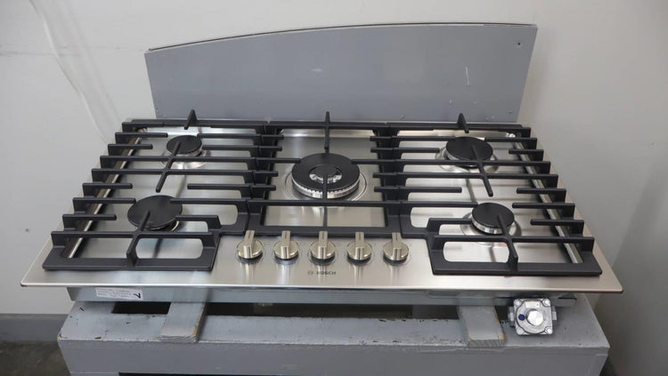 Bosch 800 Series 36" 5 Sealed Burners Built-In Gas Cooktop NGM8659UC