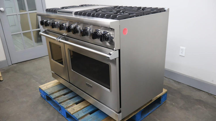 Viking 2021 Professional 5 Series 48" VSH Burner Frees Gas Range VGR5486GSS