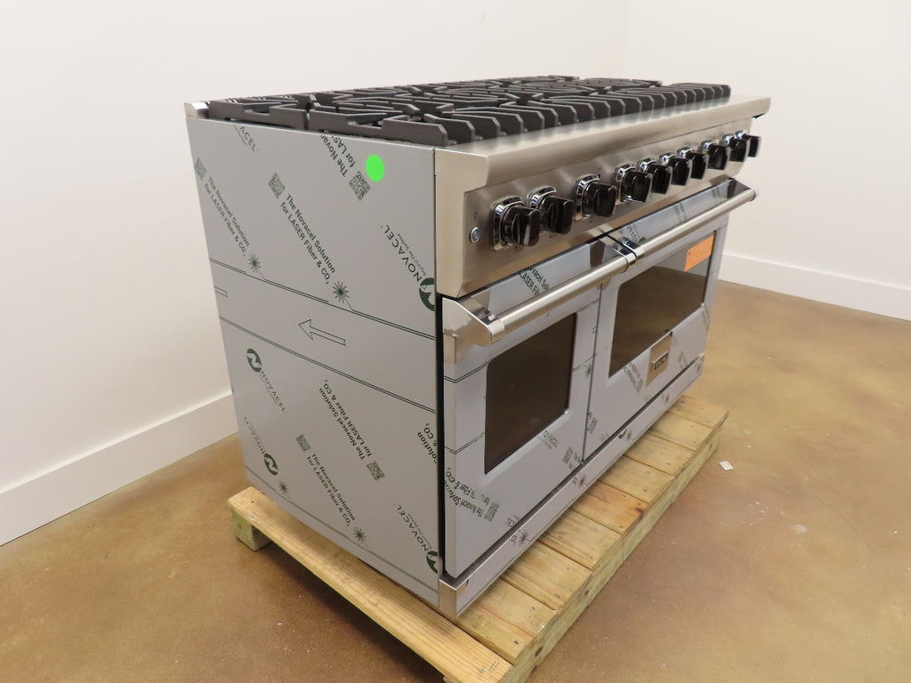 Viking 5 Series VGR5488BSSLP 48 Inch Freestanding Professional Gas Range