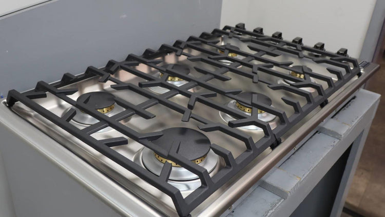 Viking Professional 5 Series 36" S.S 6 Burners Gas Cooktop VGSU53616BSS Picutres