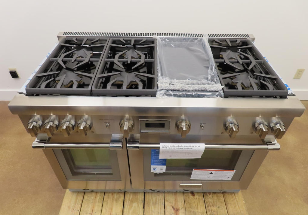 Thermador Pro Harmony PRD486WDHU 48" Freestanding Dual Fuel Range
