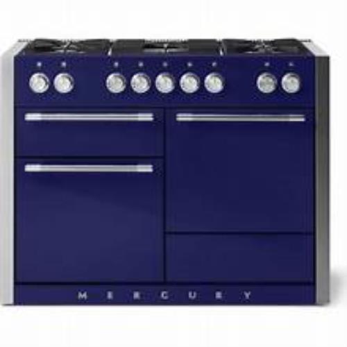 AGA Mercury AMC48DFBBY 48" Freestanding Dual Fuel Blueberry - Midnight Sky Range