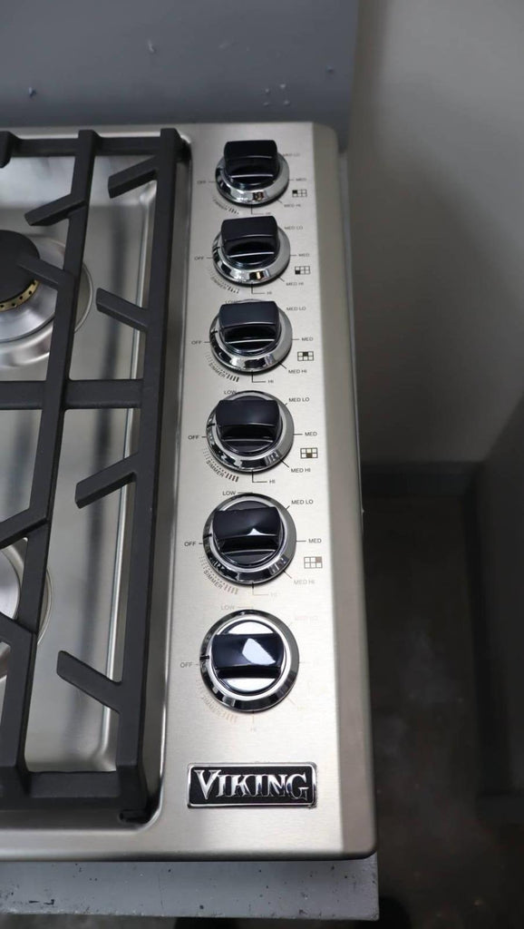 Viking Professional 5 Series 36" S. Steel 6 Burners Gas Cooktop VGSU53616BSS