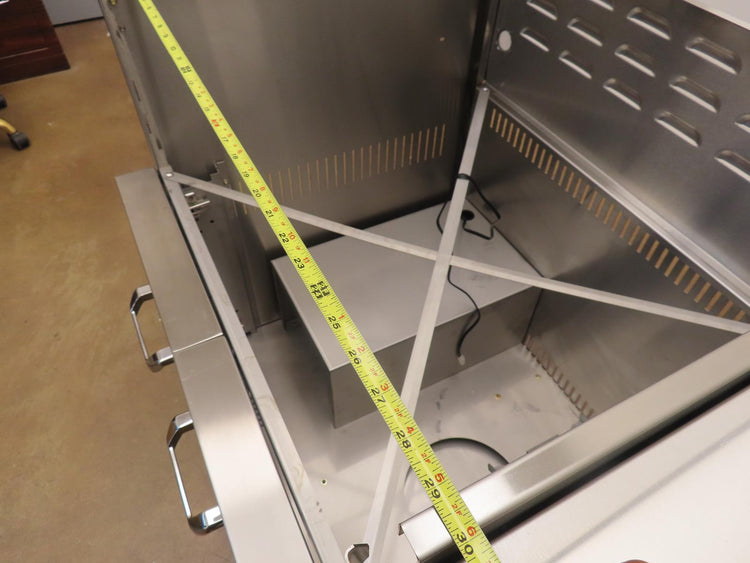 Cart with Front Storage Access Doors for a Lynx L30TRFLP Grill